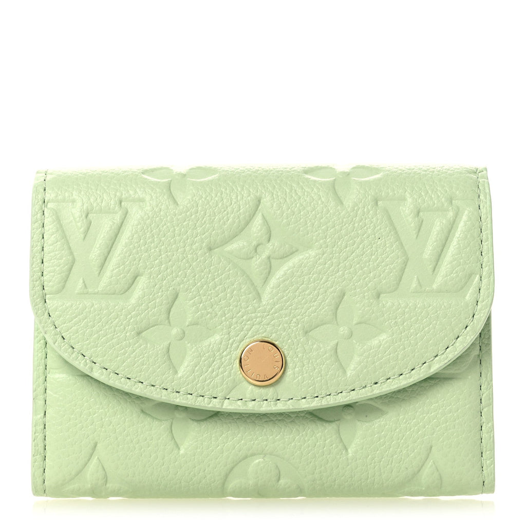 Louis Vuitton X TM Empreinte Monogram Rosalie Coin Purse Green Tea