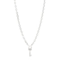Gucci Sterling Silver Trademark Key Pendant Necklace