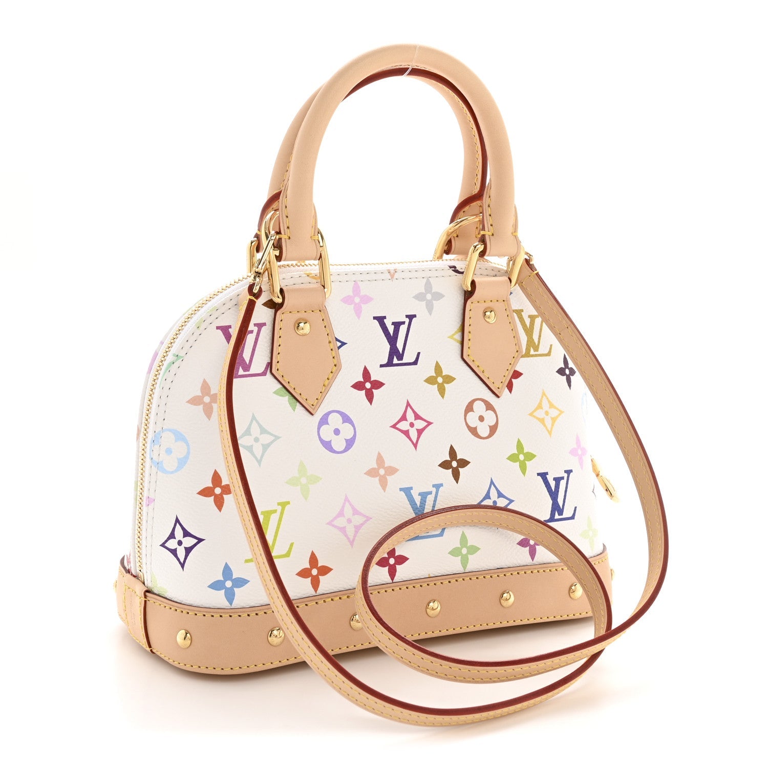 Louis Vuitton LV x TM Monogram Multicolor Alma BB White