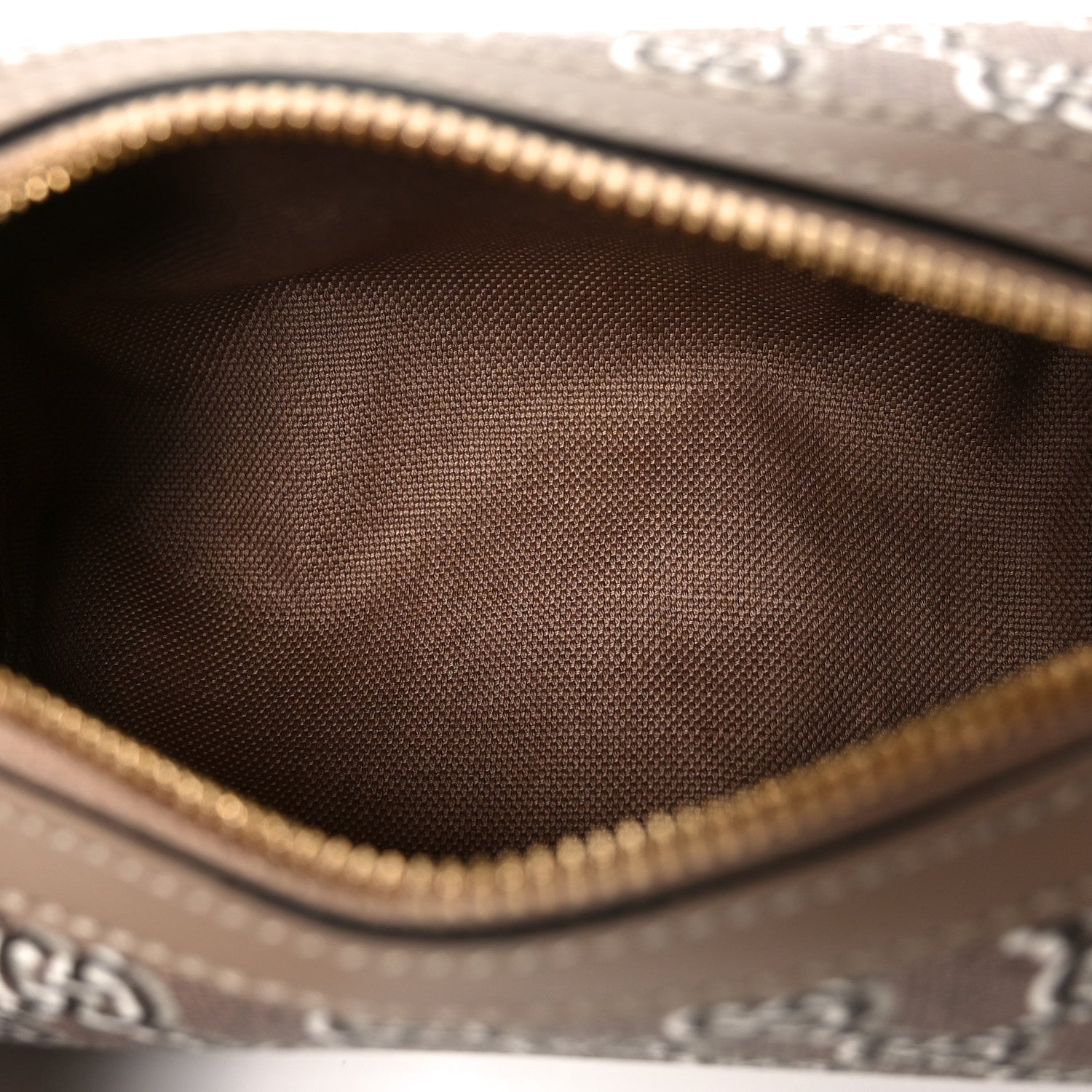 Gucci GG Shadow Monogram Mini Shoulder Bag Taupe