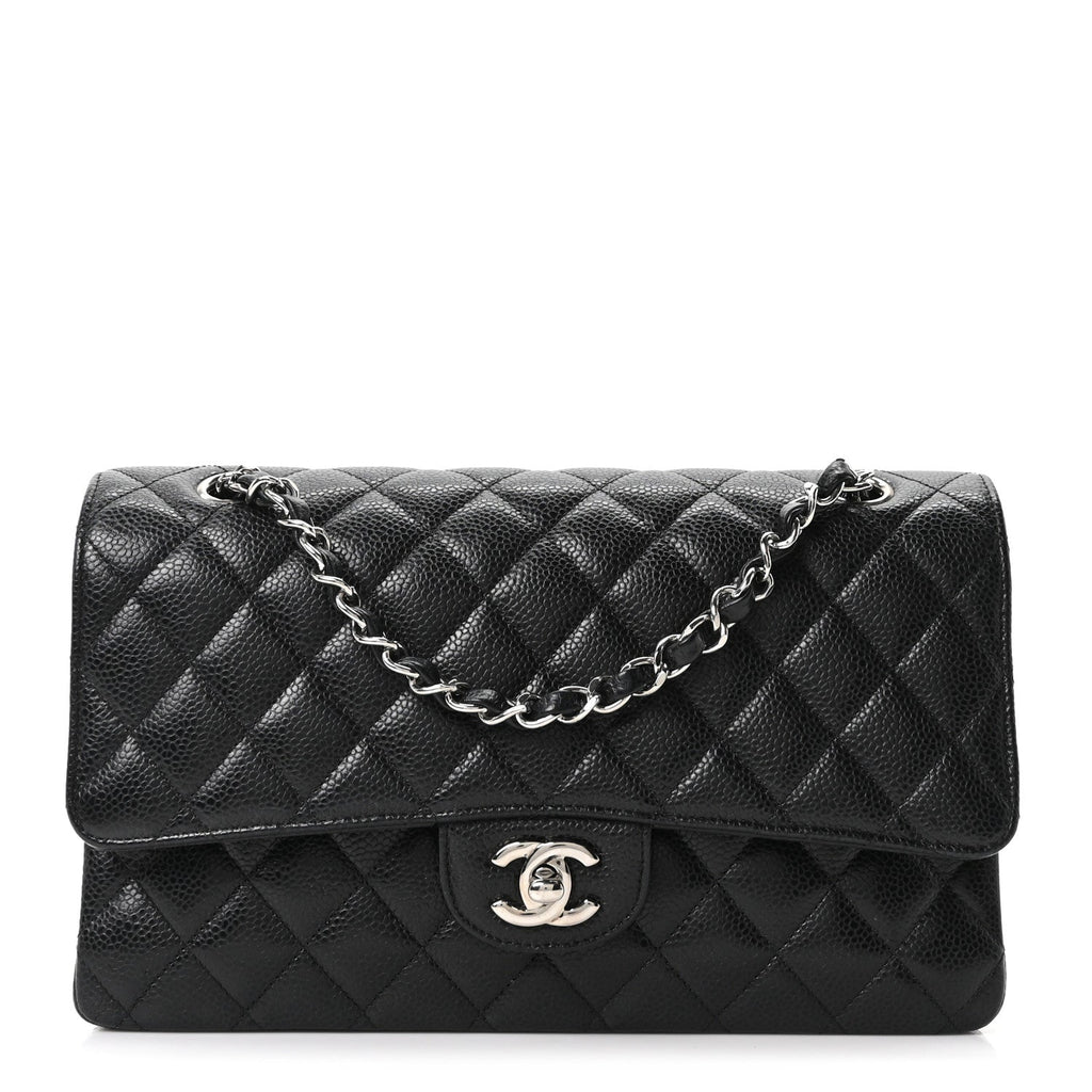 Chanel Caviar Quilted Medium Double Flap Black