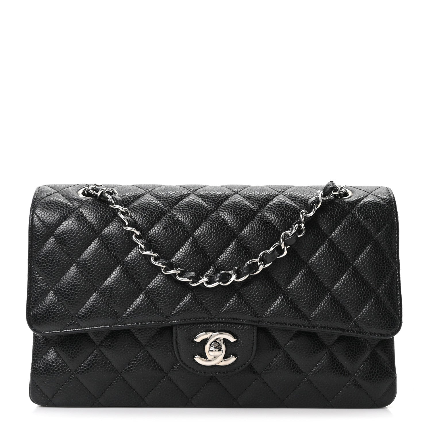 Chanel Caviar Quilted Medium Double Flap Black