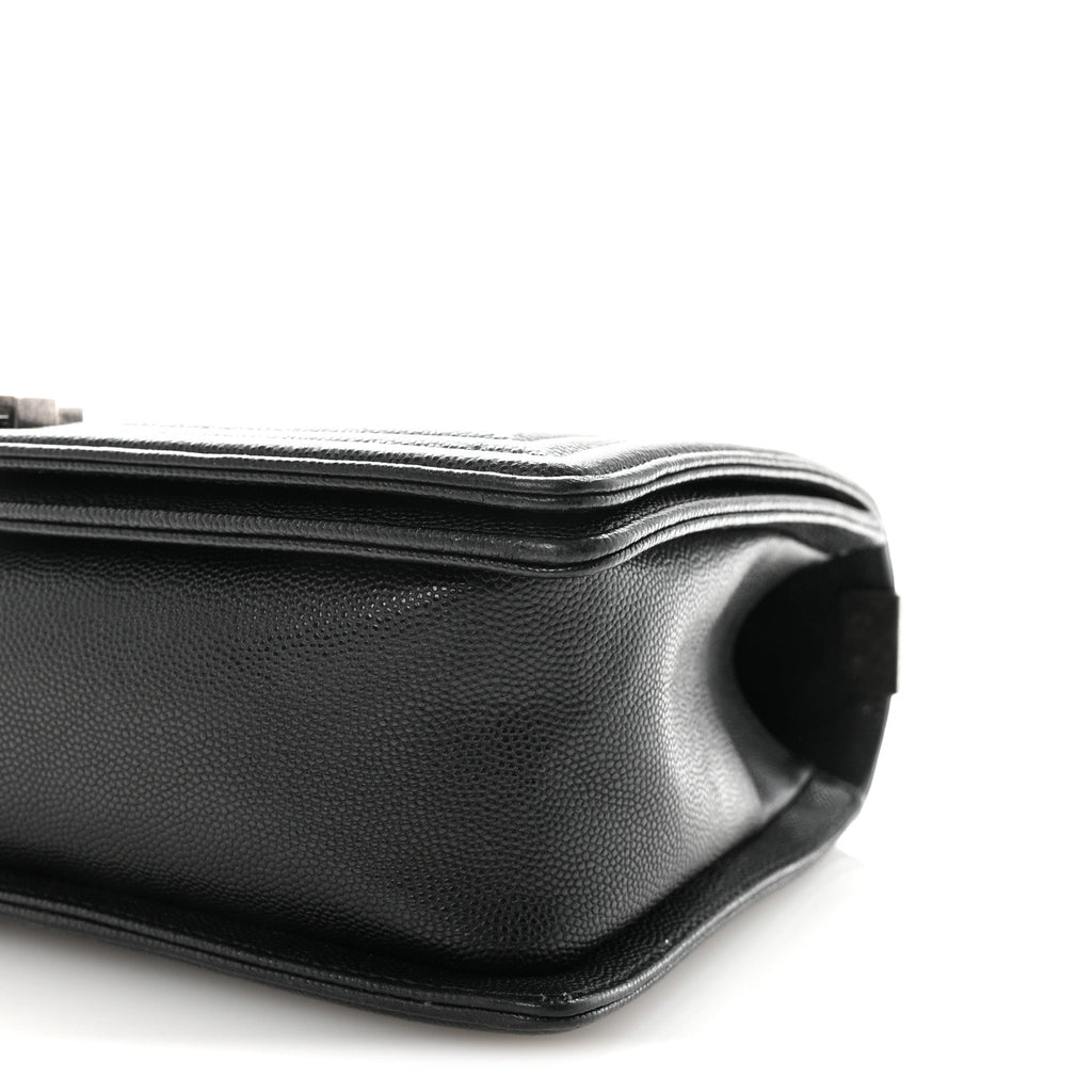Chanel Caviar Quilted New Medium Boy Flap Black