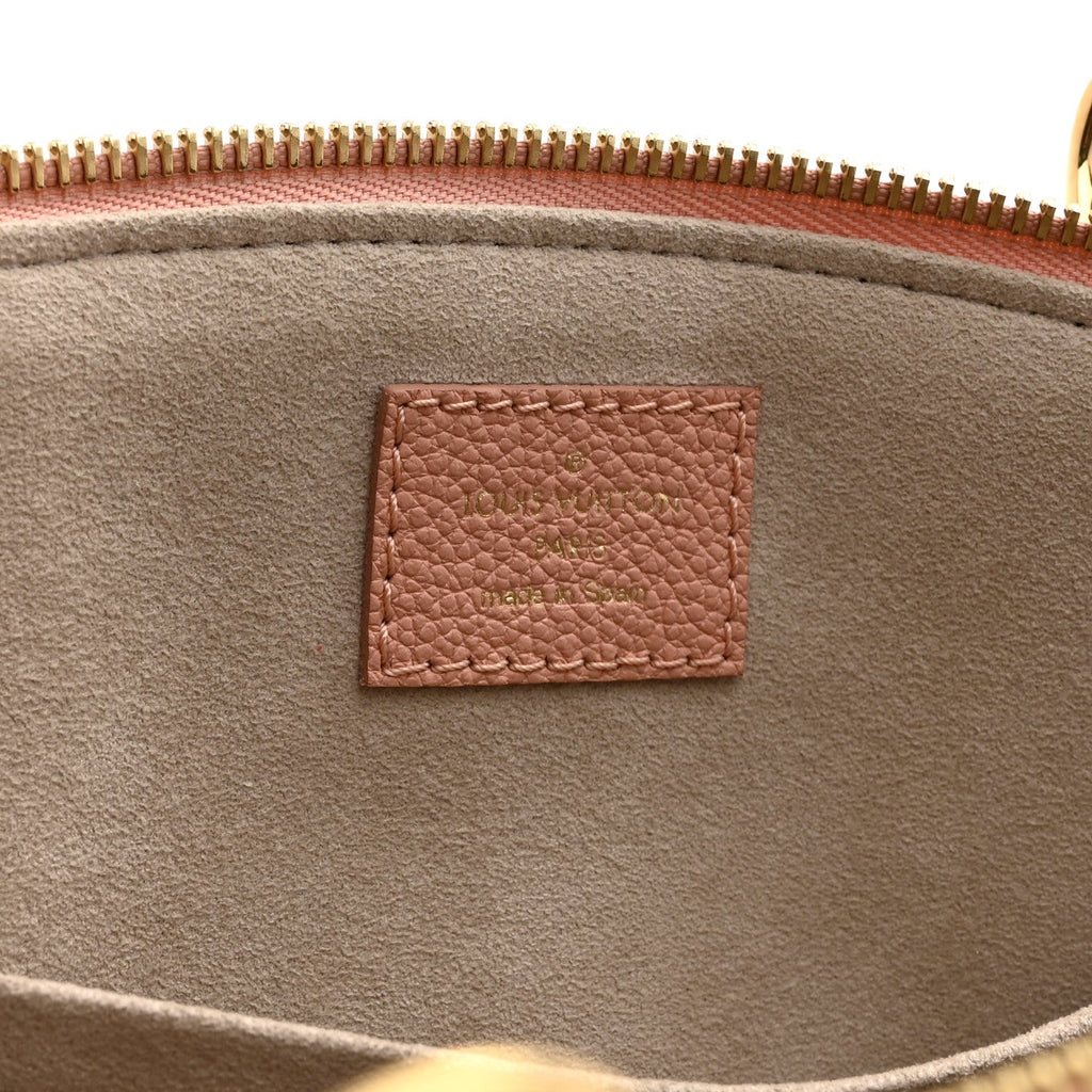 Louis Vuitton Empreinte Monogram Giant Petit Palais Rose Trianon Creme