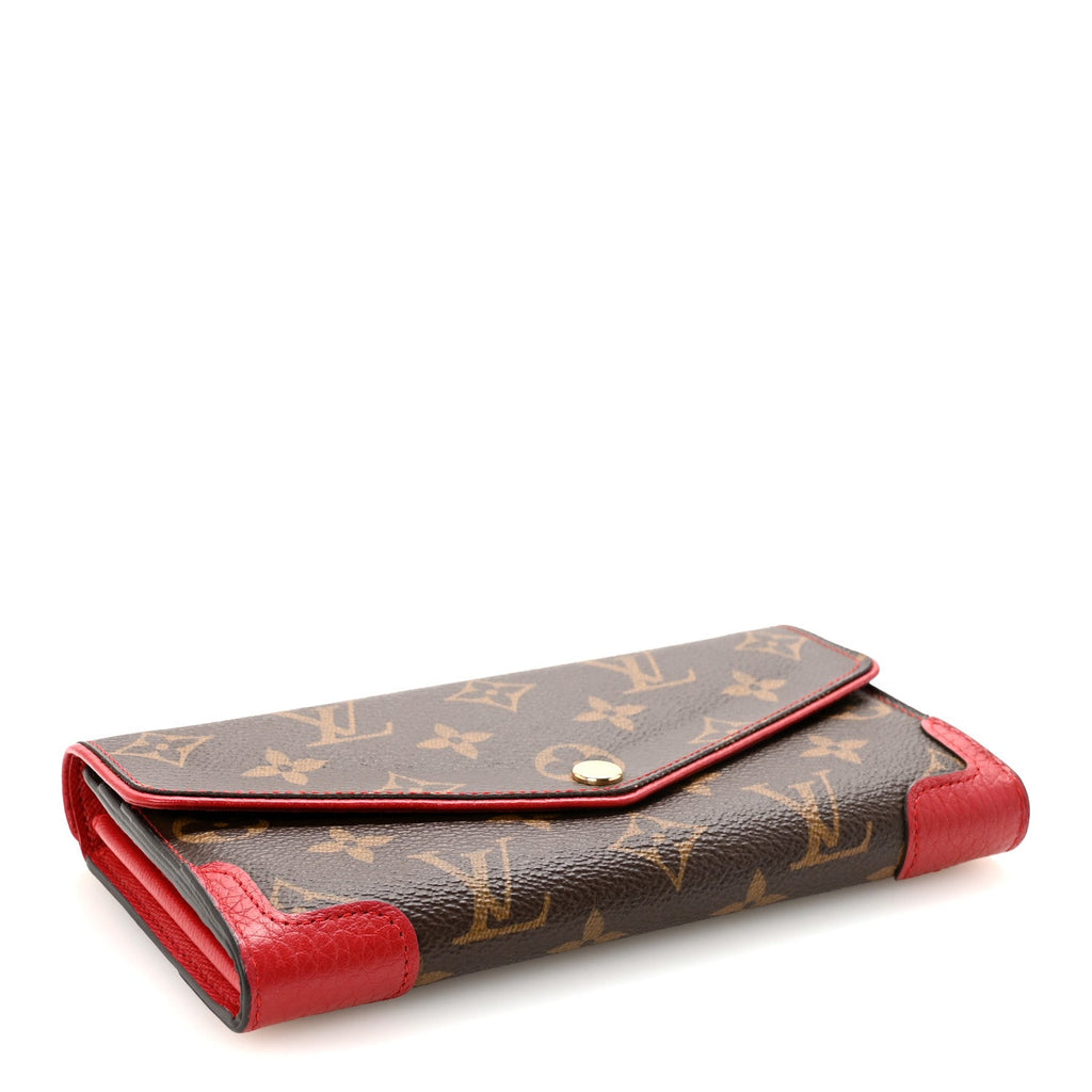 Louis Vuitton Monogram Sarah Retiro Wallet Cherry