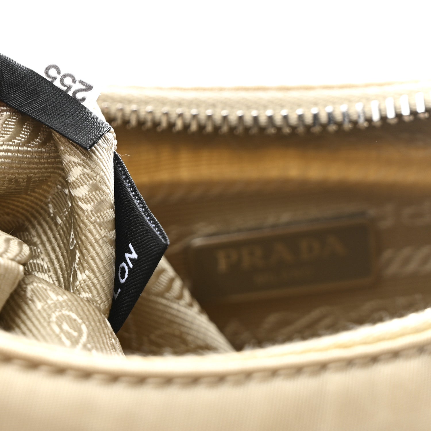 Prada Nylon Re-Edition 2005 Shoulder Bag Cammeo