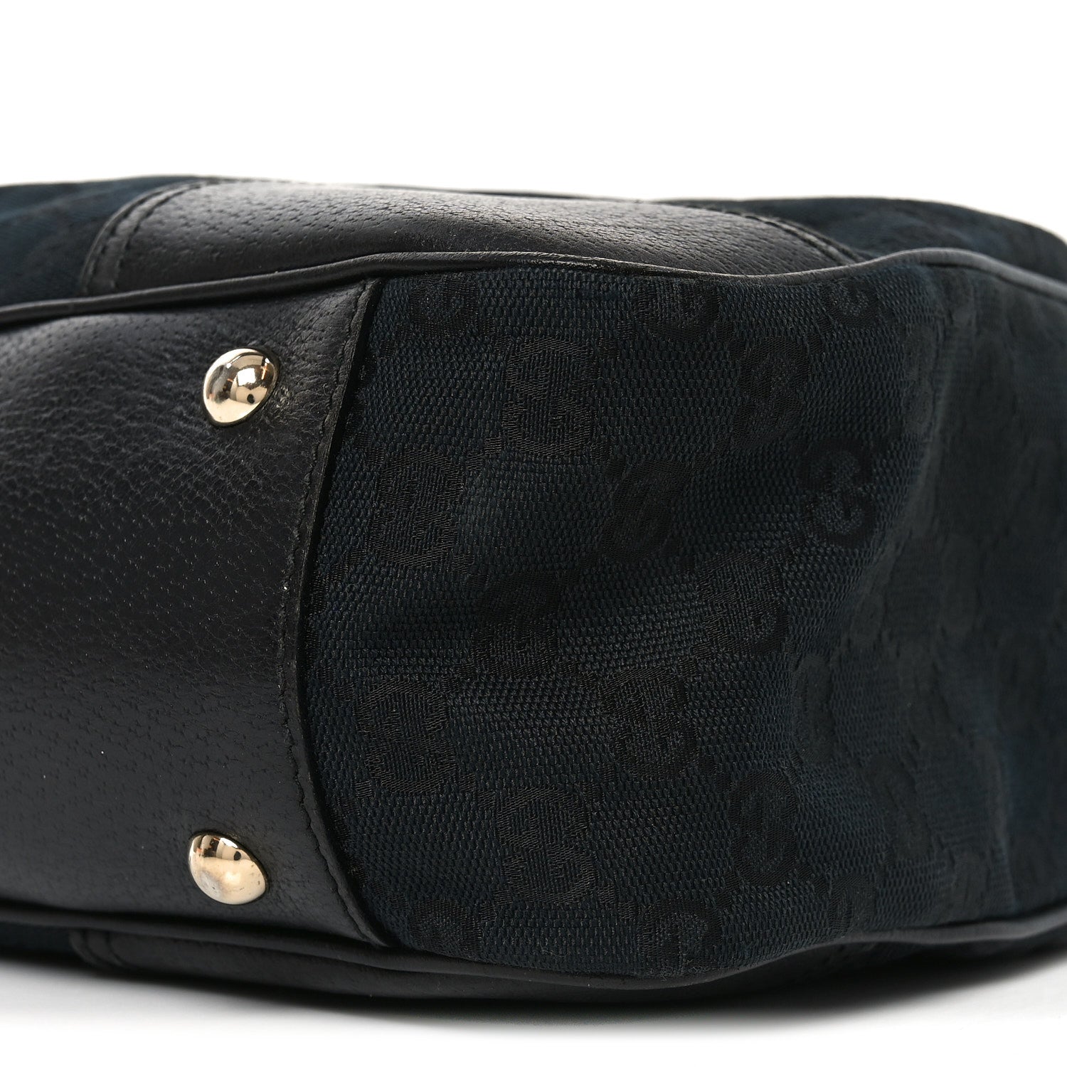 Gucci Monogram Medium Princy Tote Black