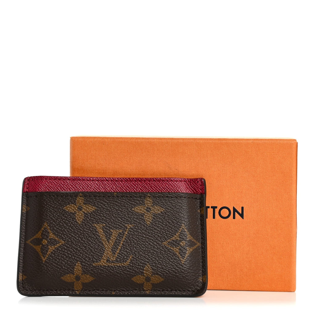 Louis Vuitton Monogram Card Holder Fuchsia