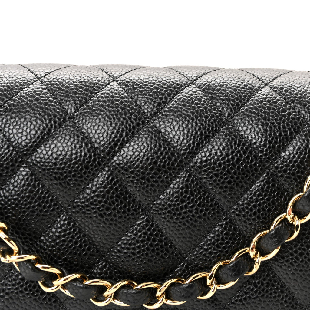 Chanel Caviar Quilted Medium Double Flap Black