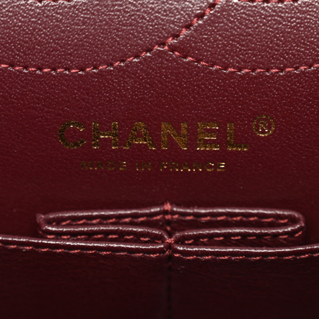 Chanel Aged Calfskin Chevron Quilted 2.55 Reissue 225 Flap Black