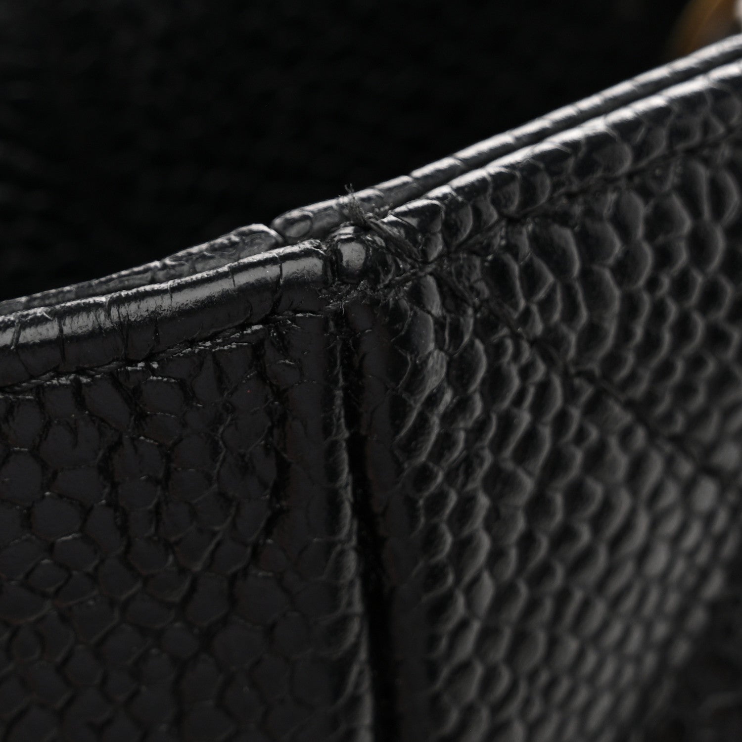 Chanel Caviar Quilted Petit Shopping Tote PST Black