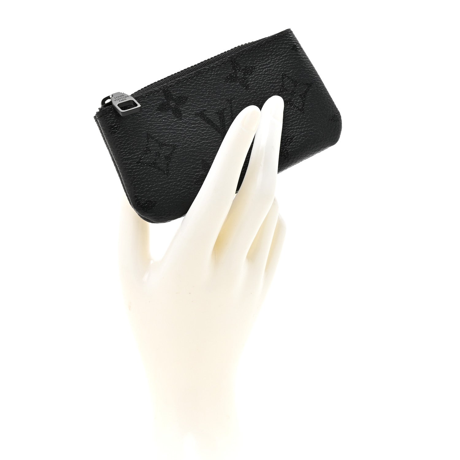 Louis Vuitton Monogram Key Pouch Midnight Black