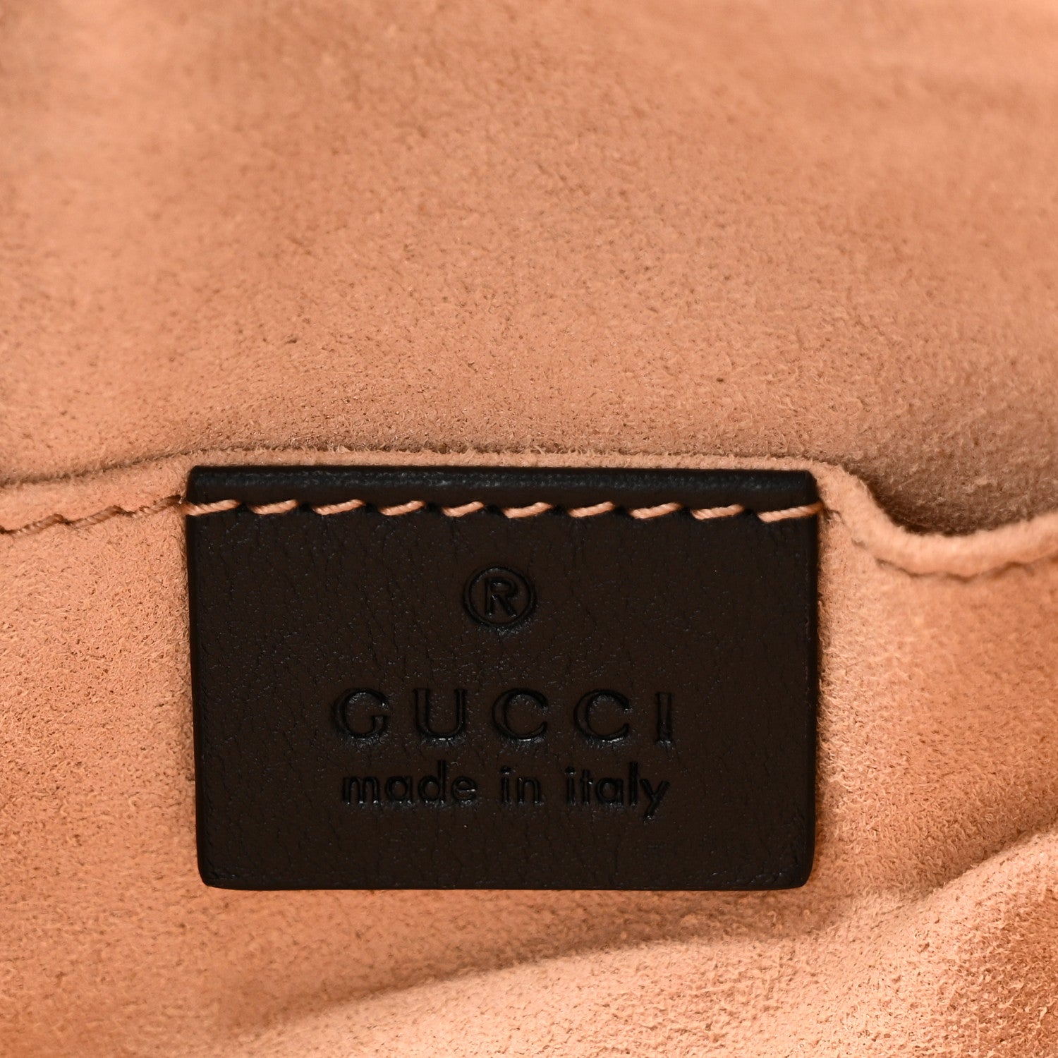 Gucci Calfskin Matelasse GG Marmont Belt Bag 85 34 Black