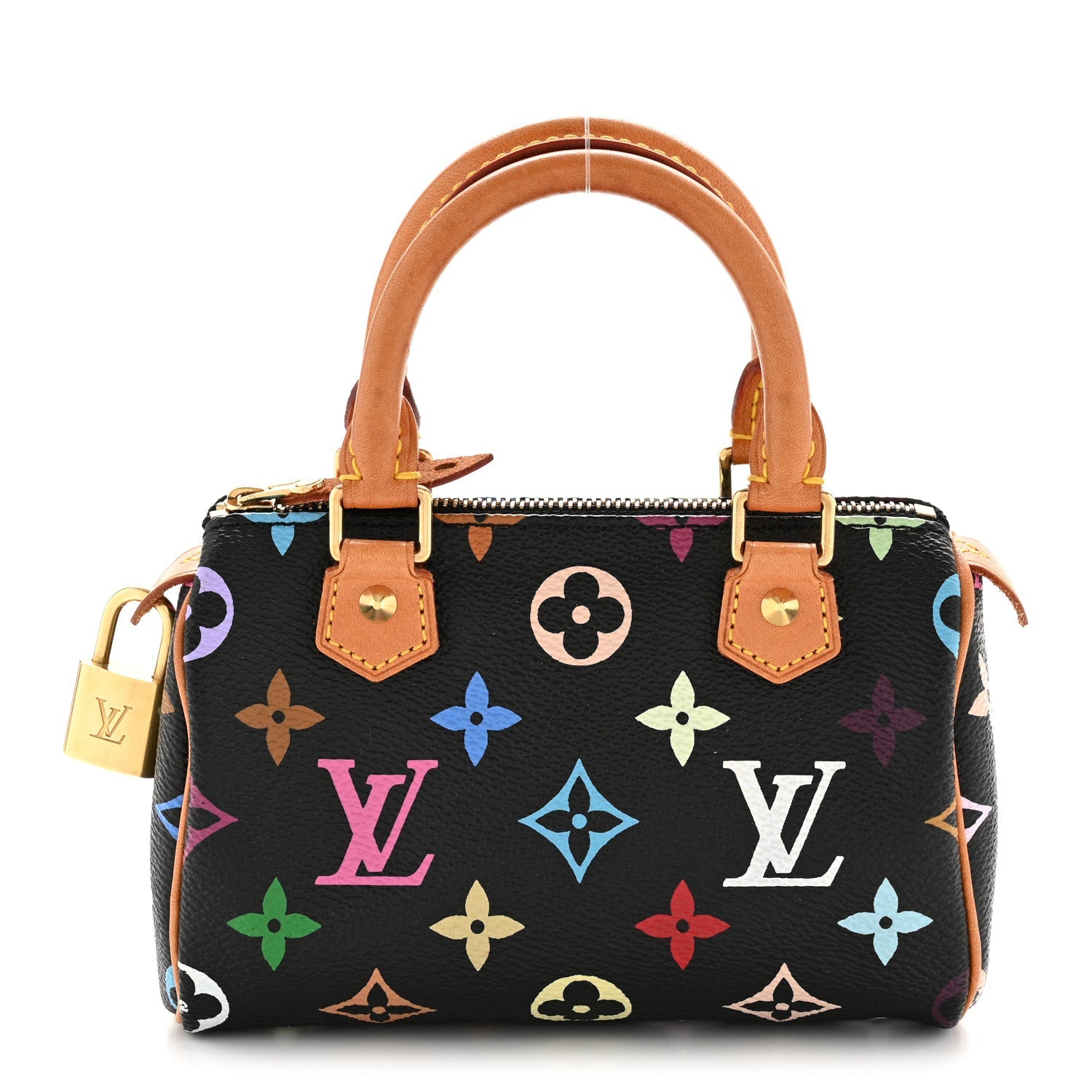 Louis Vuitton Monogram Multicolor Mini Sac HL Speedy Black