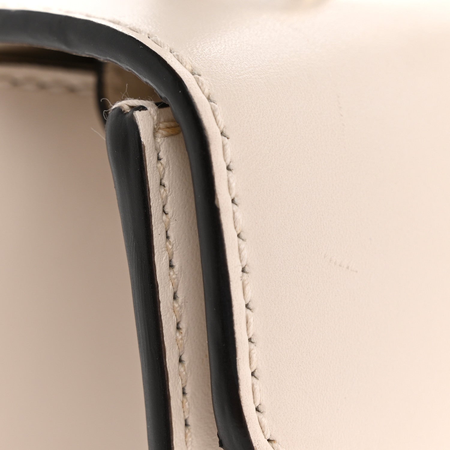 Gucci Calfskin Mini Sylvie Top Handle Bag White
