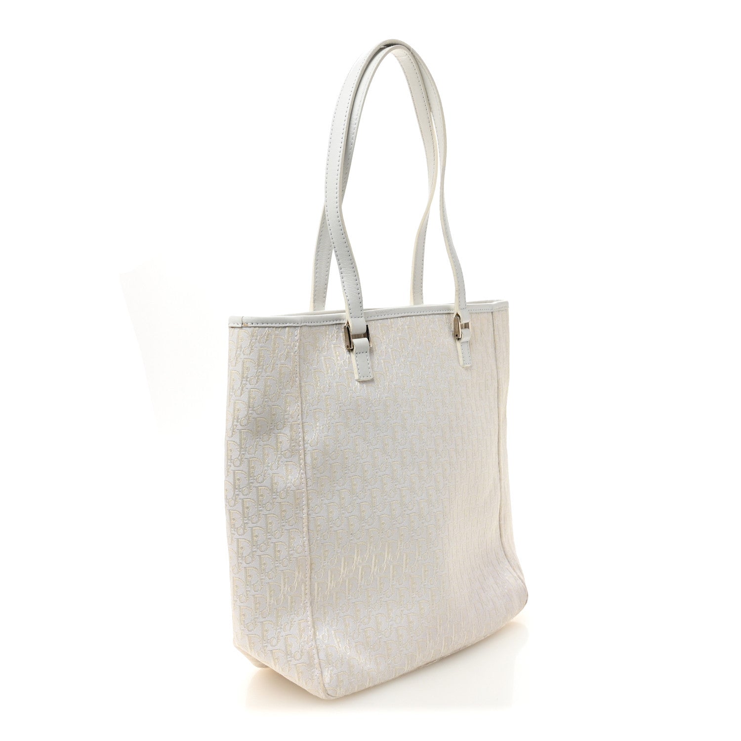 Christian Dior Monogram Tote White