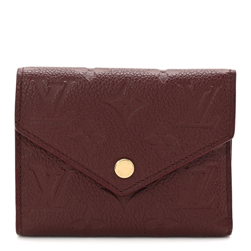 Louis Vuitton Empreinte Victorine Wallet Wine