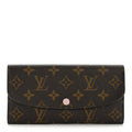 Louis Vuitton Monogram Emilie Wallet Rose Ballerine