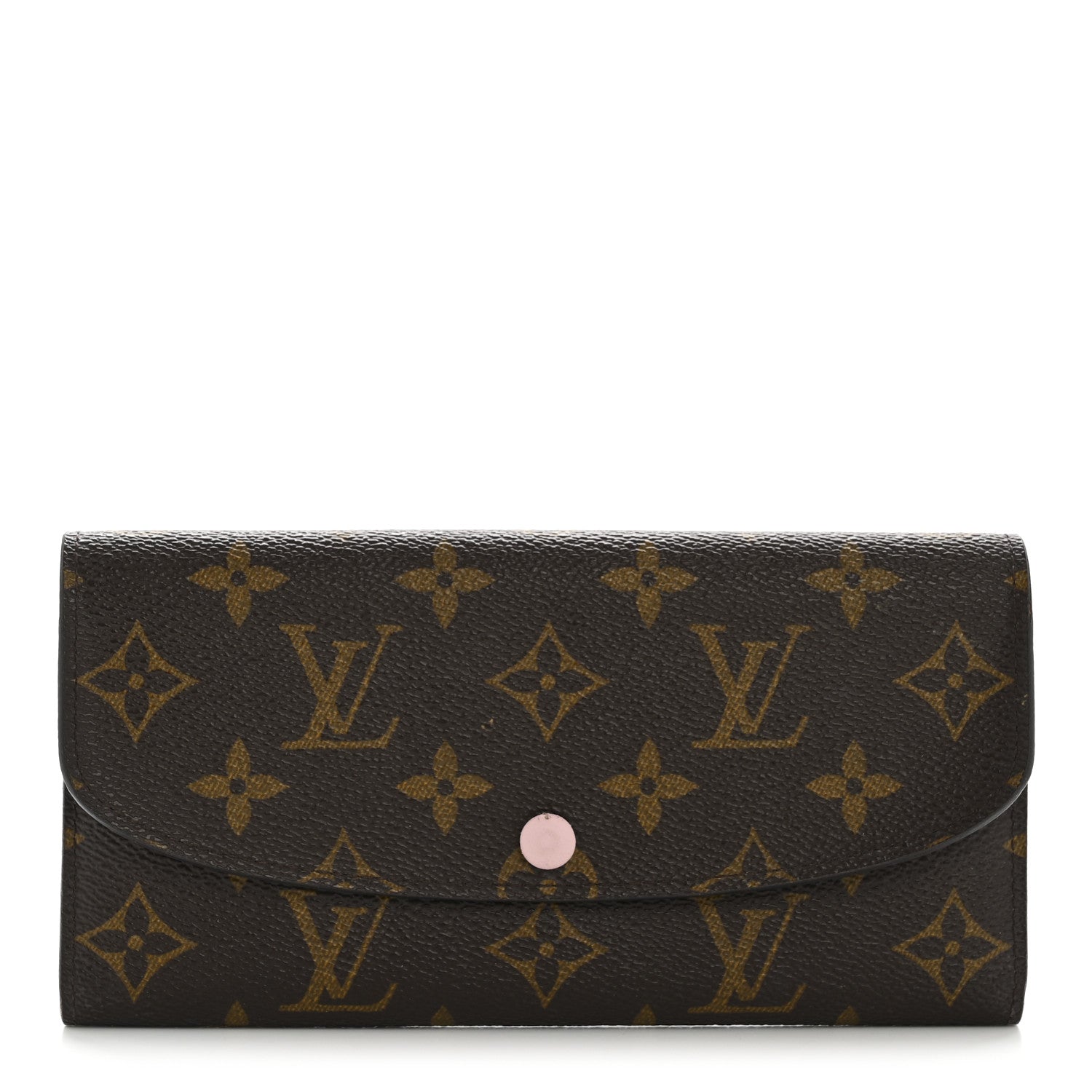 Louis Vuitton Monogram Emilie Wallet Rose Ballerine