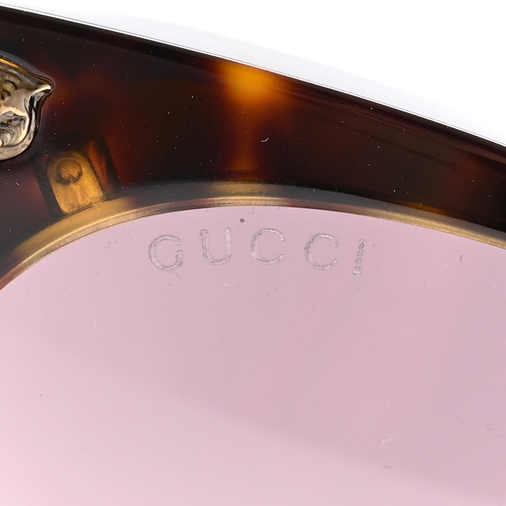 Gucci Metal Tiger GG0222SK Sunglasses Tortoise