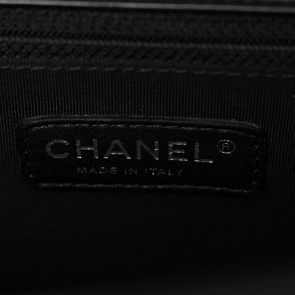 Chanel Calfskin Quilted Medium Boy Flap Black