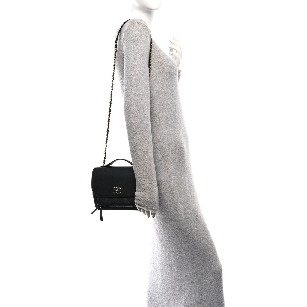 Chanel Caviar Quilted Medium Business Affinity Flap Black