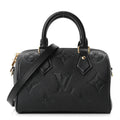 Louis Vuitton Empreinte Monogram Giant Speedy Bandouliere 20 Black