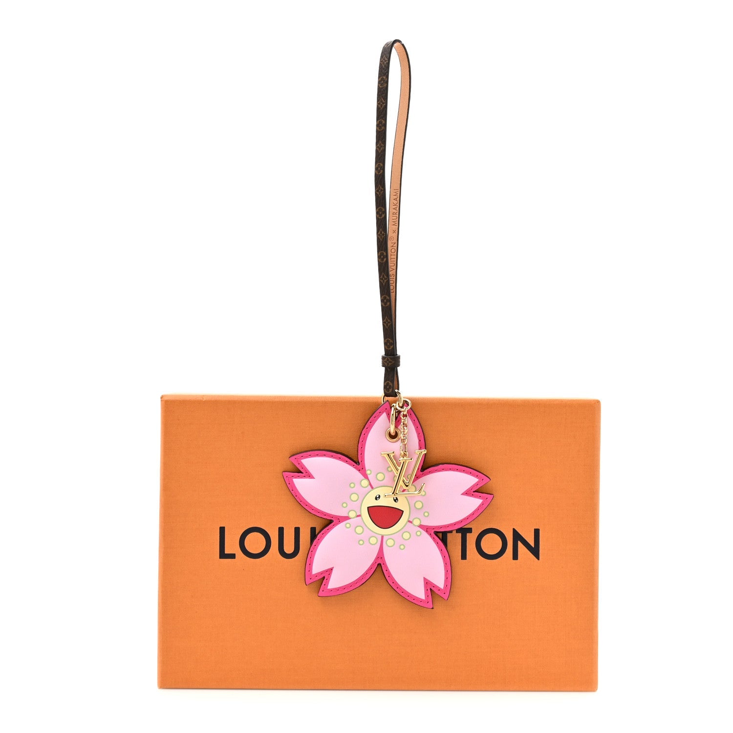 Louis Vuitton LV X TM Cherry Blossom Bag Charm Pink