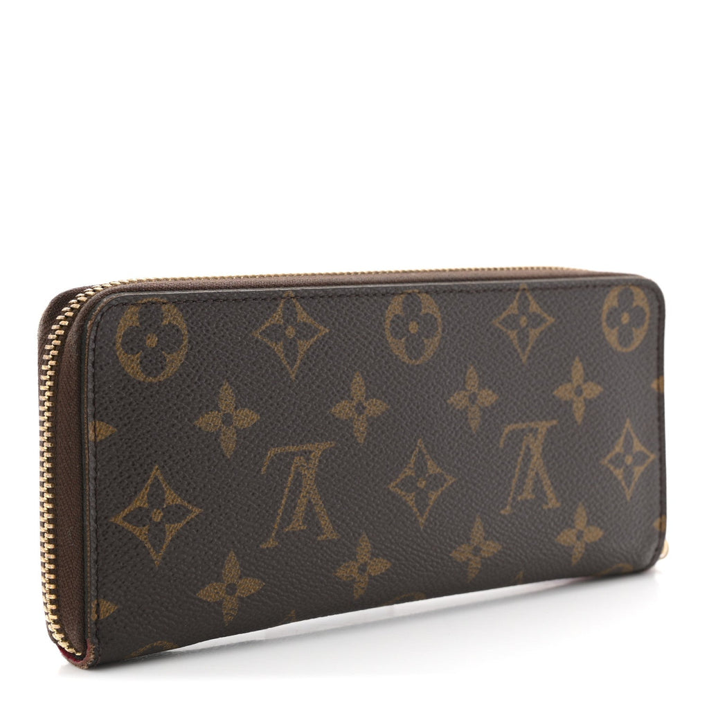 Louis Vuitton Monogram Clemence Wallet Hot Pink