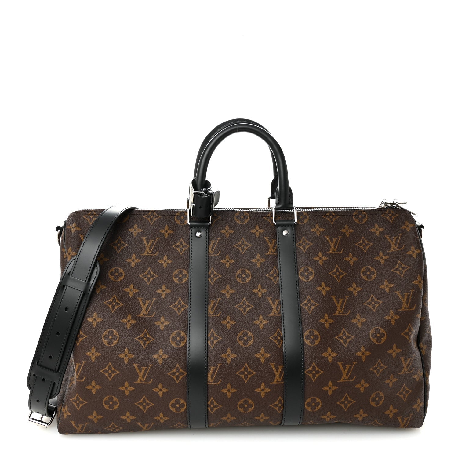 Louis Vuitton Monogram Macassar Keepall Bandouliere 45