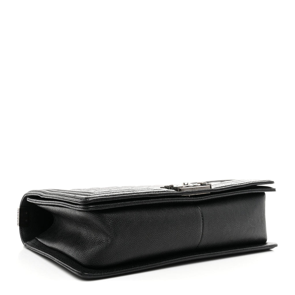 Chanel Caviar Quilted New Medium Boy Flap Black