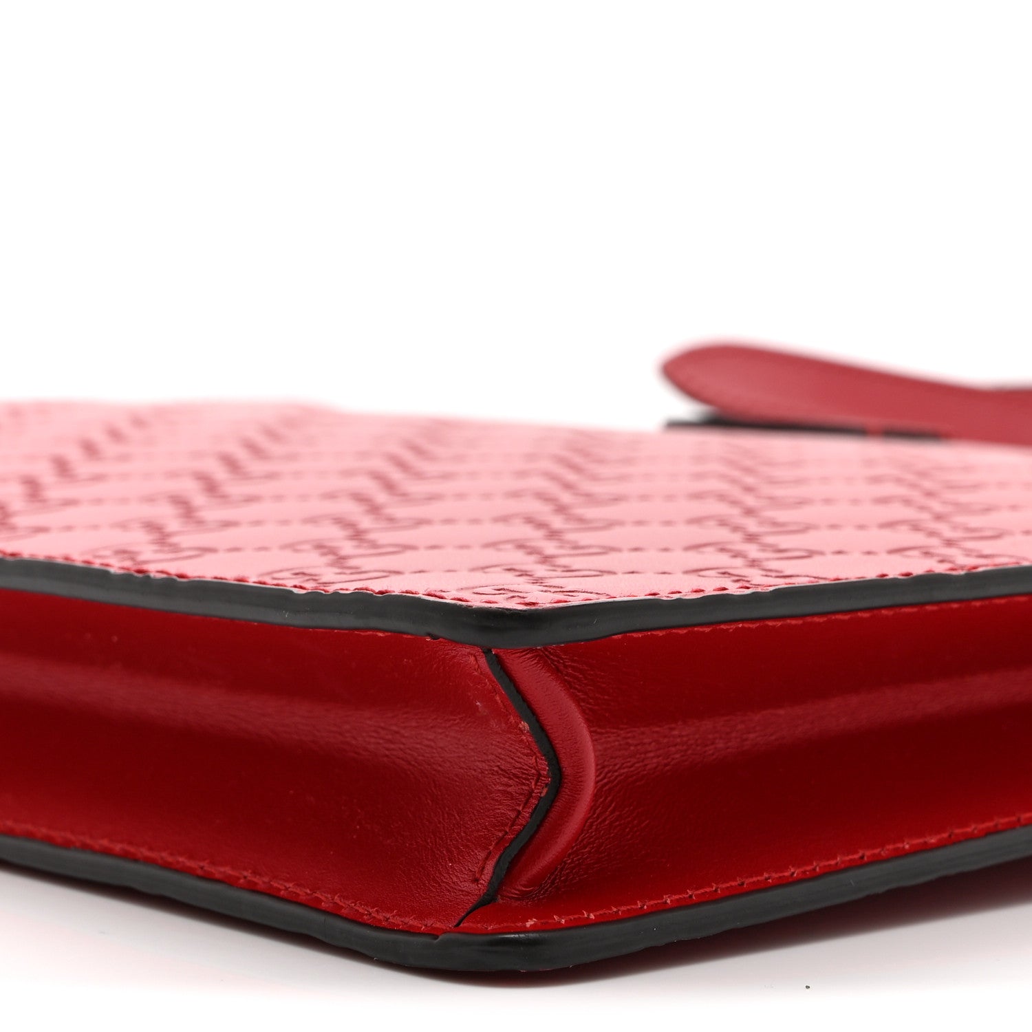 Gucci Guccissima Signature Messenger Bag Hibiscus Red
