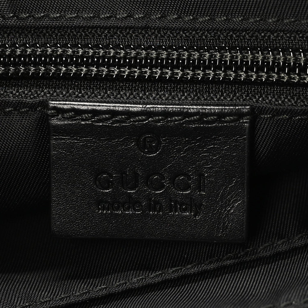 Gucci Canvas Web Messenger Bag Black