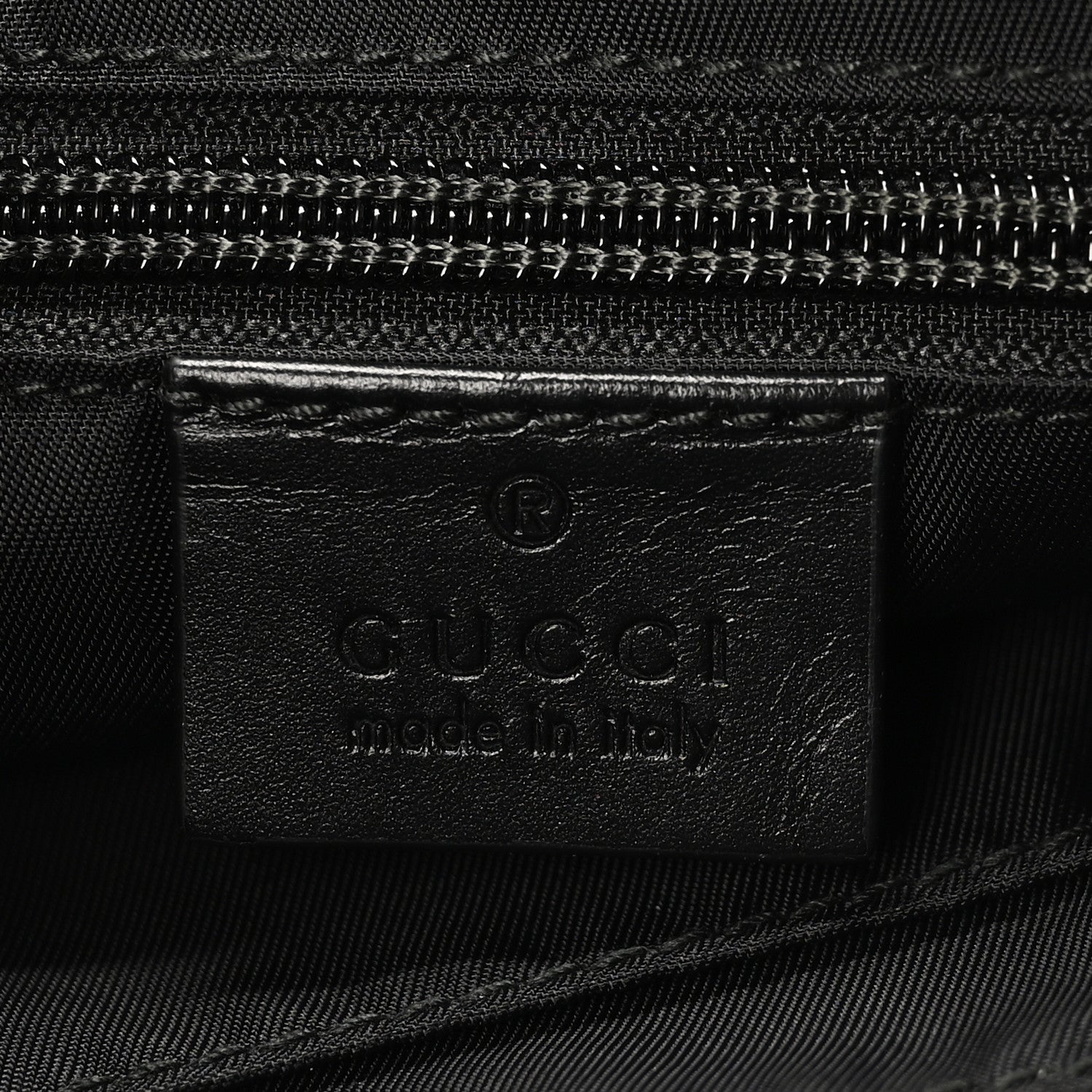 Gucci Canvas Web Messenger Bag Black