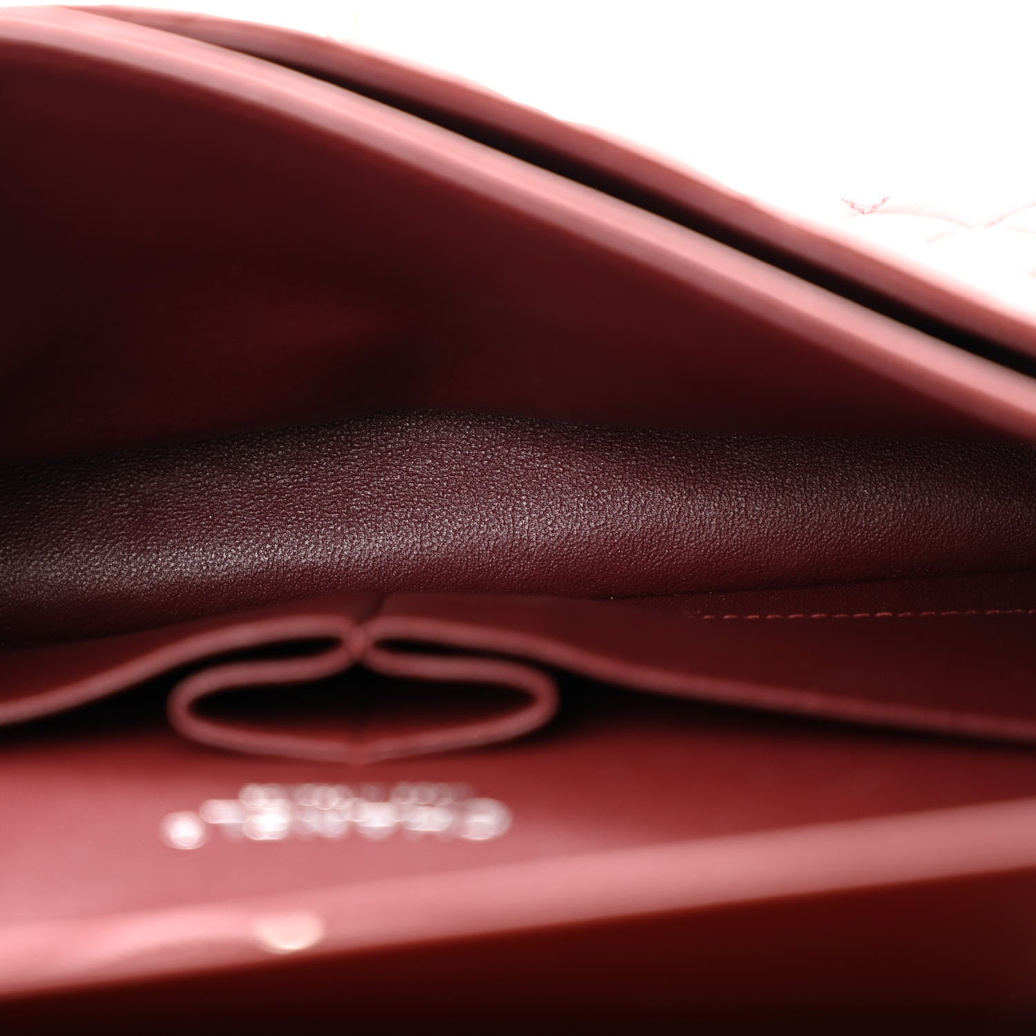 Chanel Lambskin Quilted Medium Double Flap Burgundy