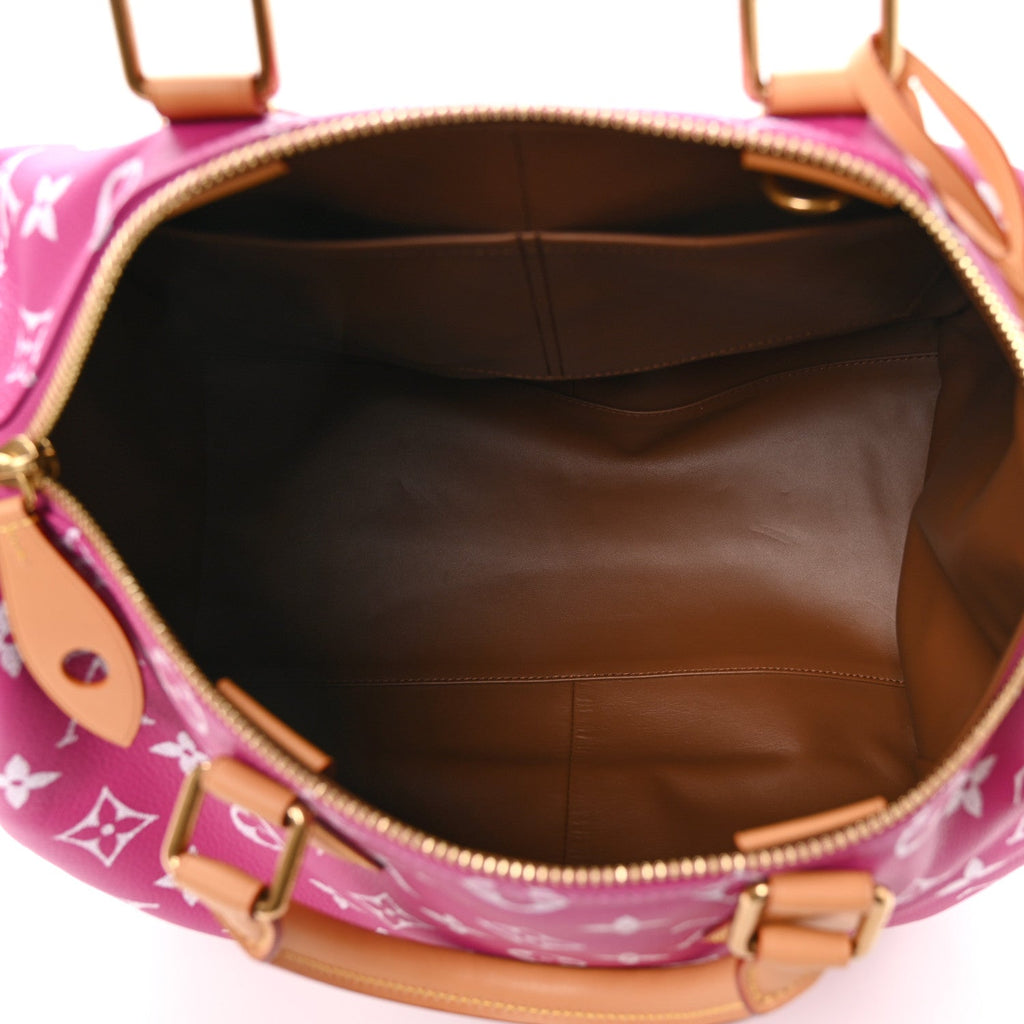 Louis Vuitton Calfskin Monogram Speedy P9 Bandouliere 40 Agate