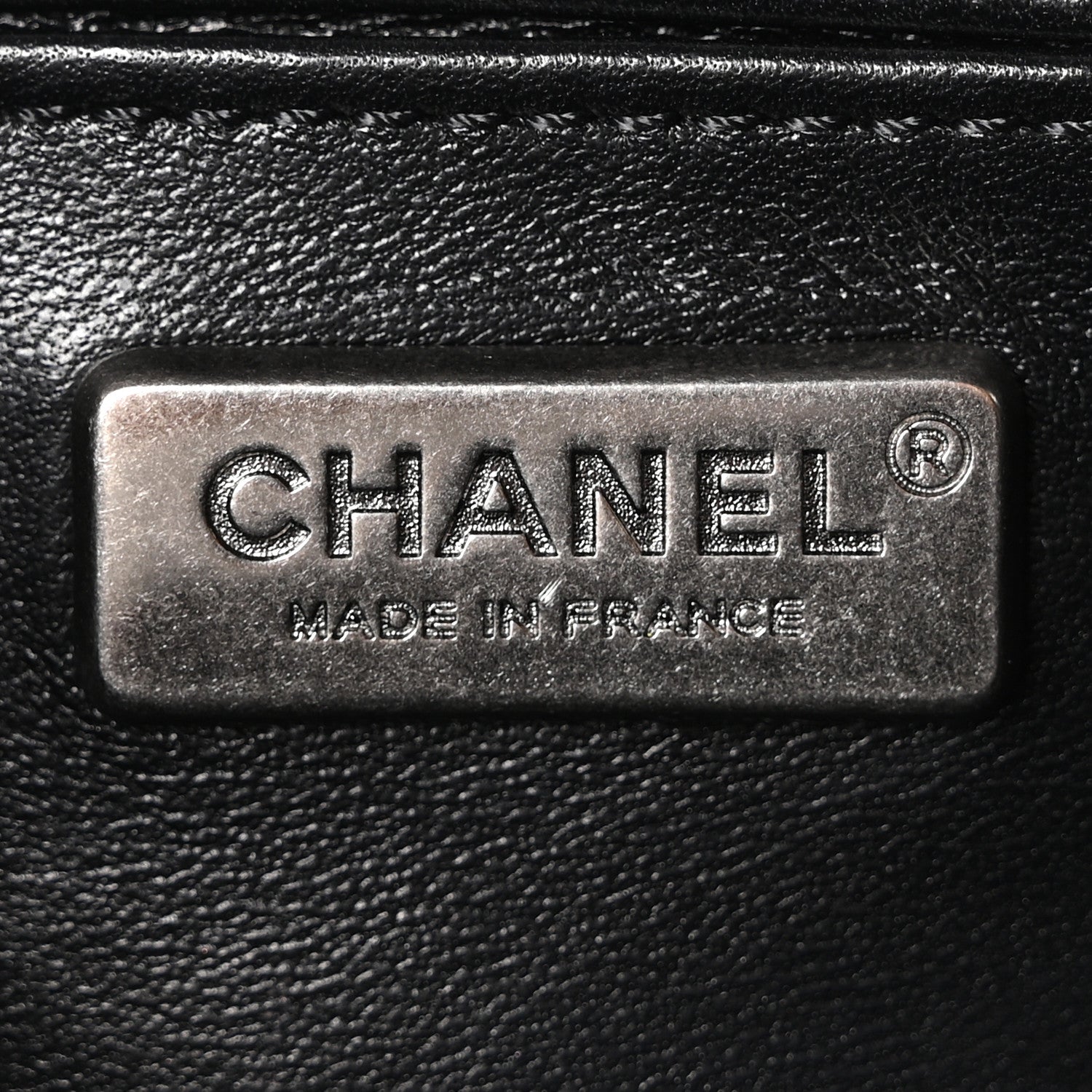 Chanel Galuchat Stingray Small Boy Flap Black