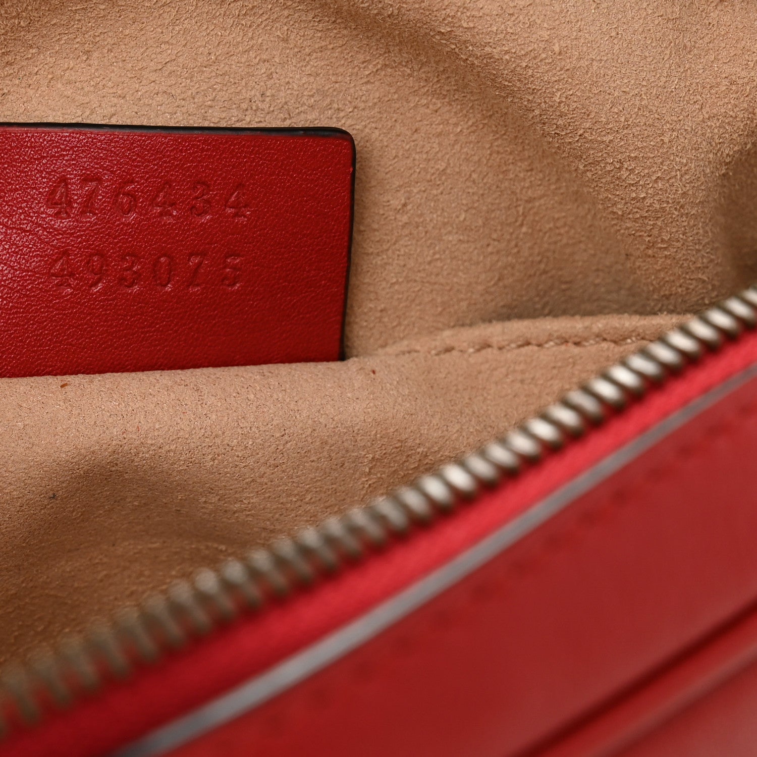 Gucci Calfskin Matelasse GG Marmont Belt Bag 85 34 Hibiscus Red