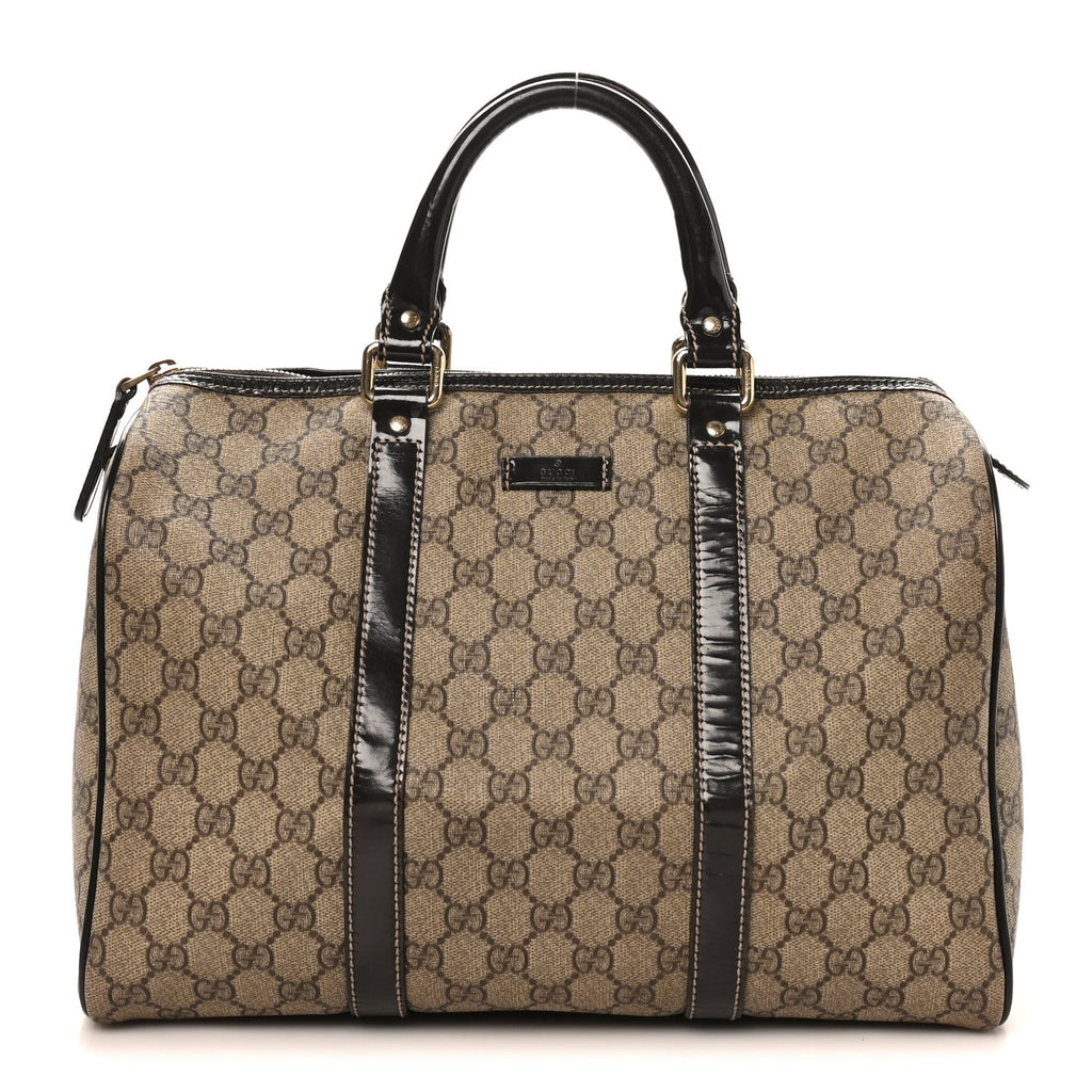 Gucci GG Plus Monogram Medium Joy Boston Dark Brown