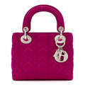 Christian Dior Satin Cannage Mini Lady Dior Pink