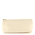 Nylon CC Cosmetic Pouch White