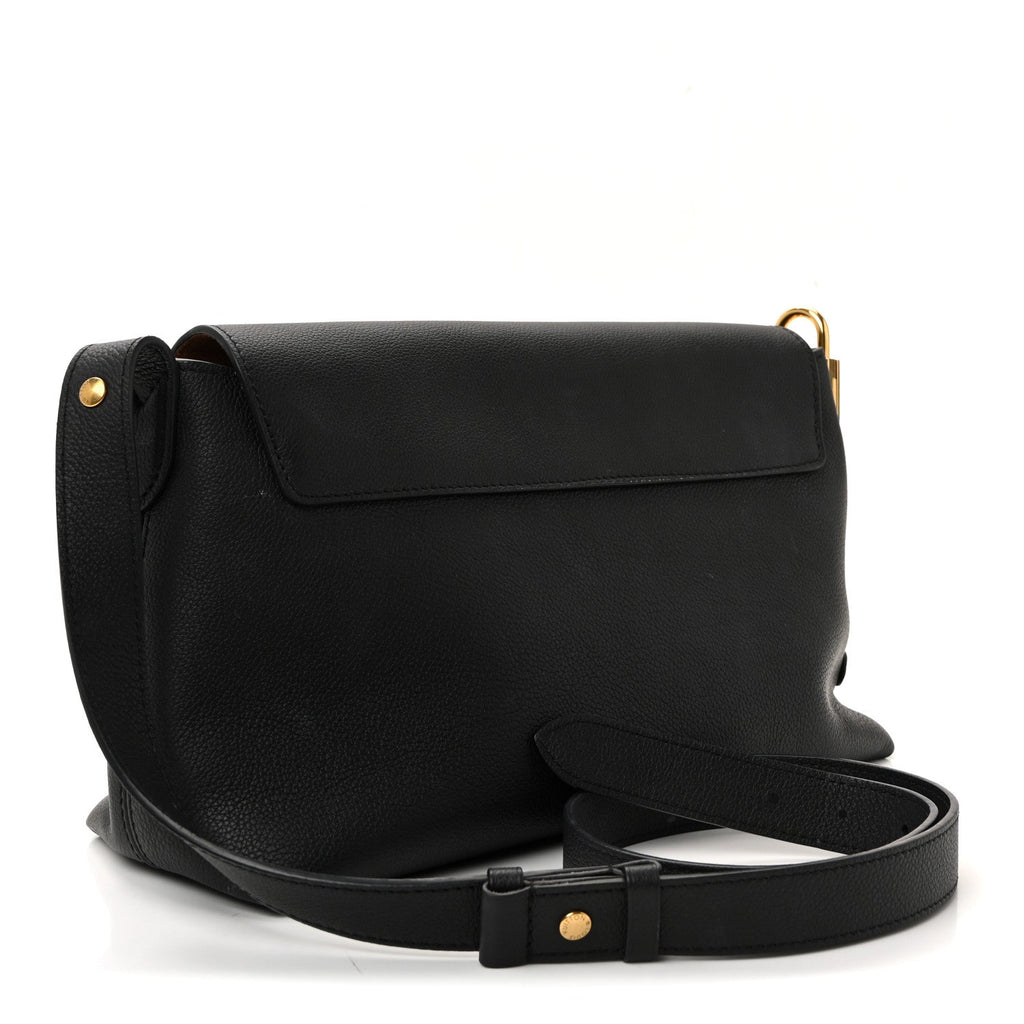 Louis Vuitton Grained Calfskin Low Key Messenger Black