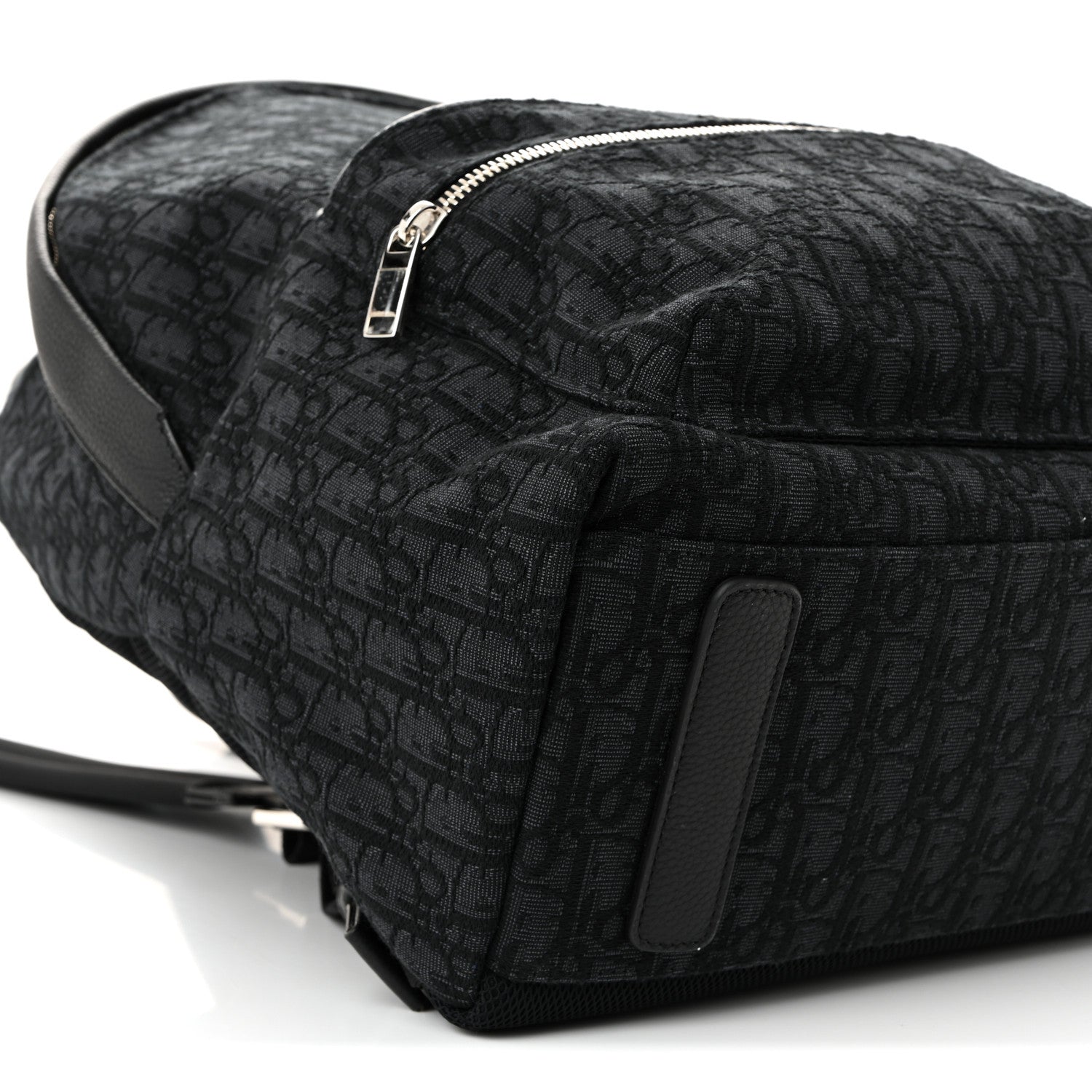 Christian Dior Oblique Calfskin Rider Backpack Black
