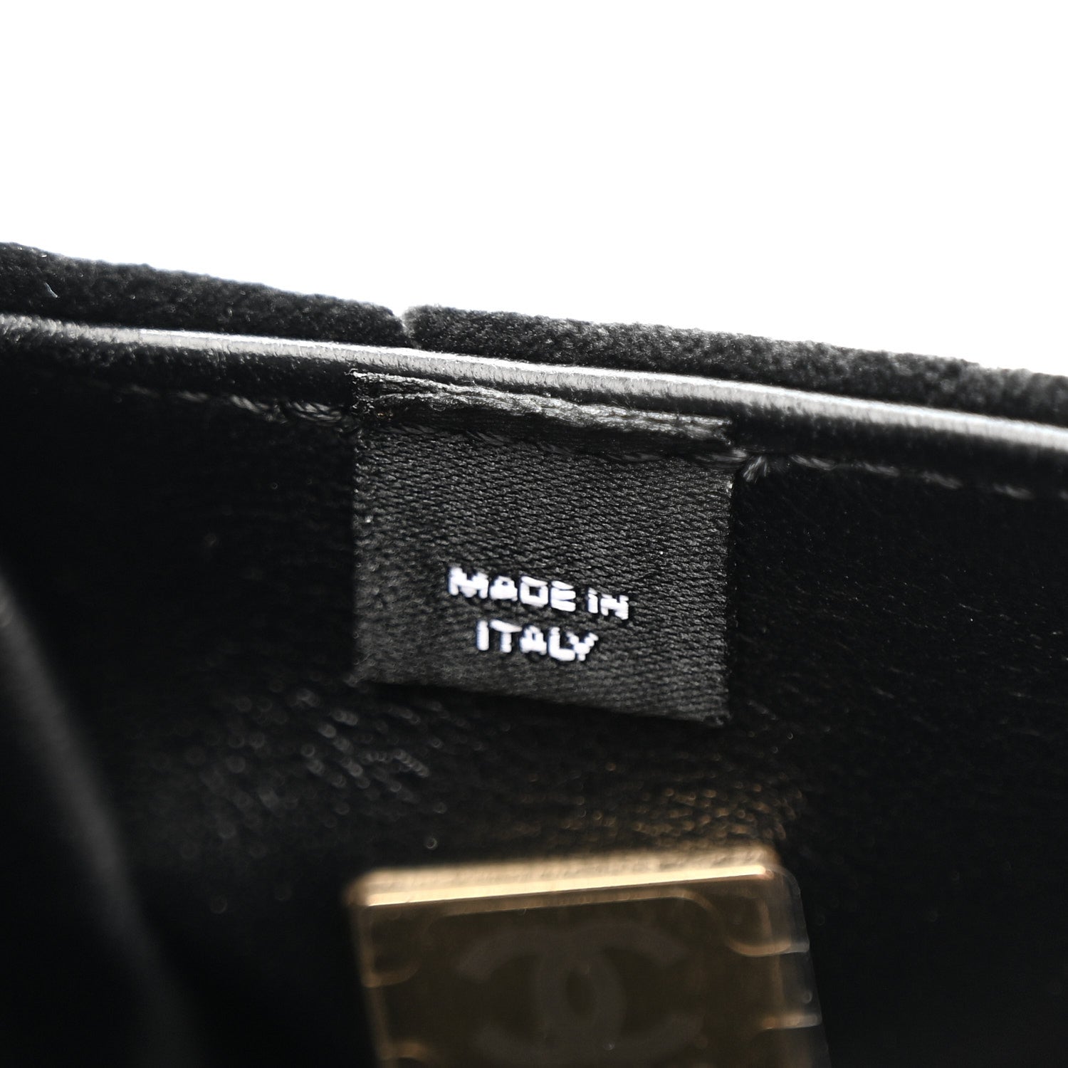 Chanel Velvet Quilted Mini Top Handle Flap Black