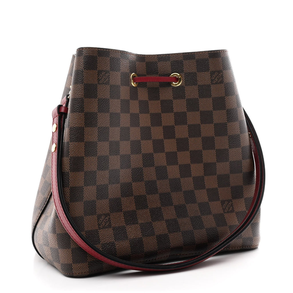 Louis Vuitton Damier Ebene Neonoe MM Cherry Berry