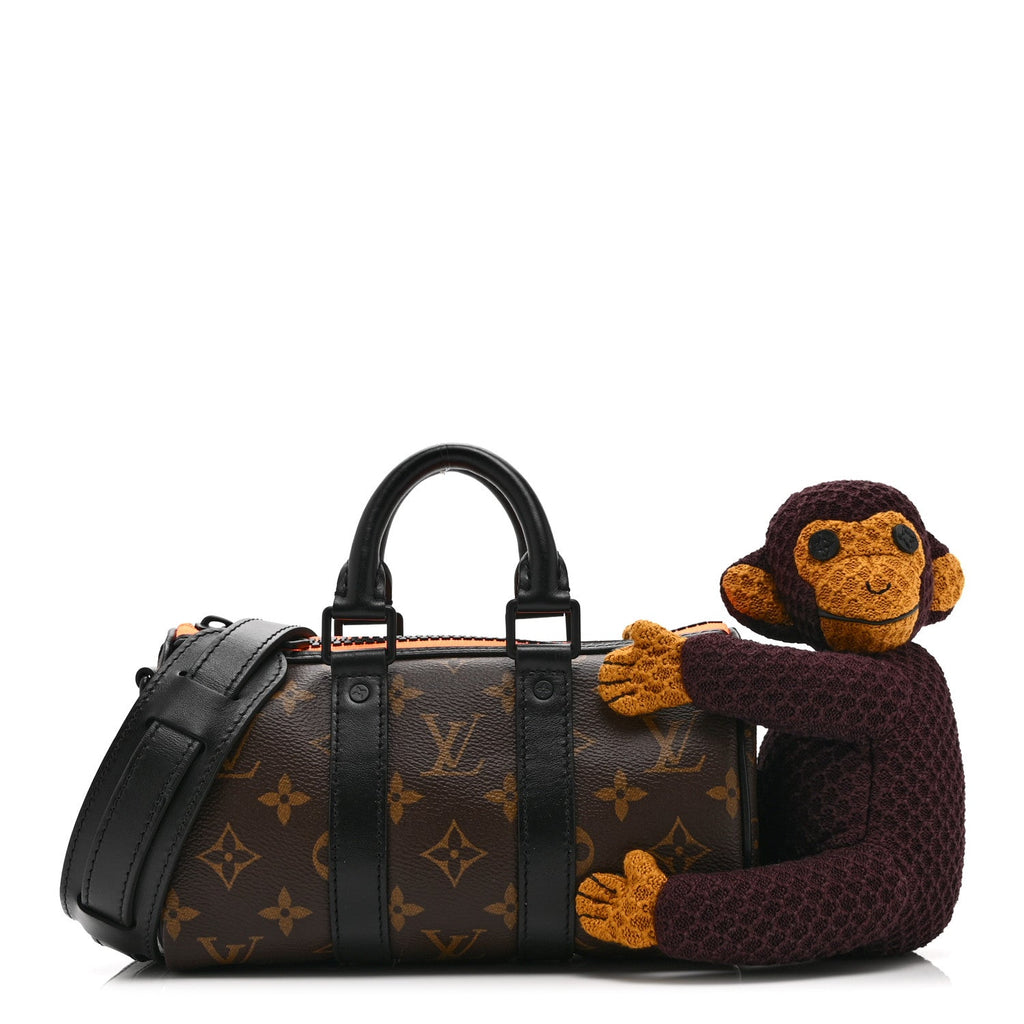 Louis Vuitton Monogram Monkey Puppet LV Friends Keepall XS