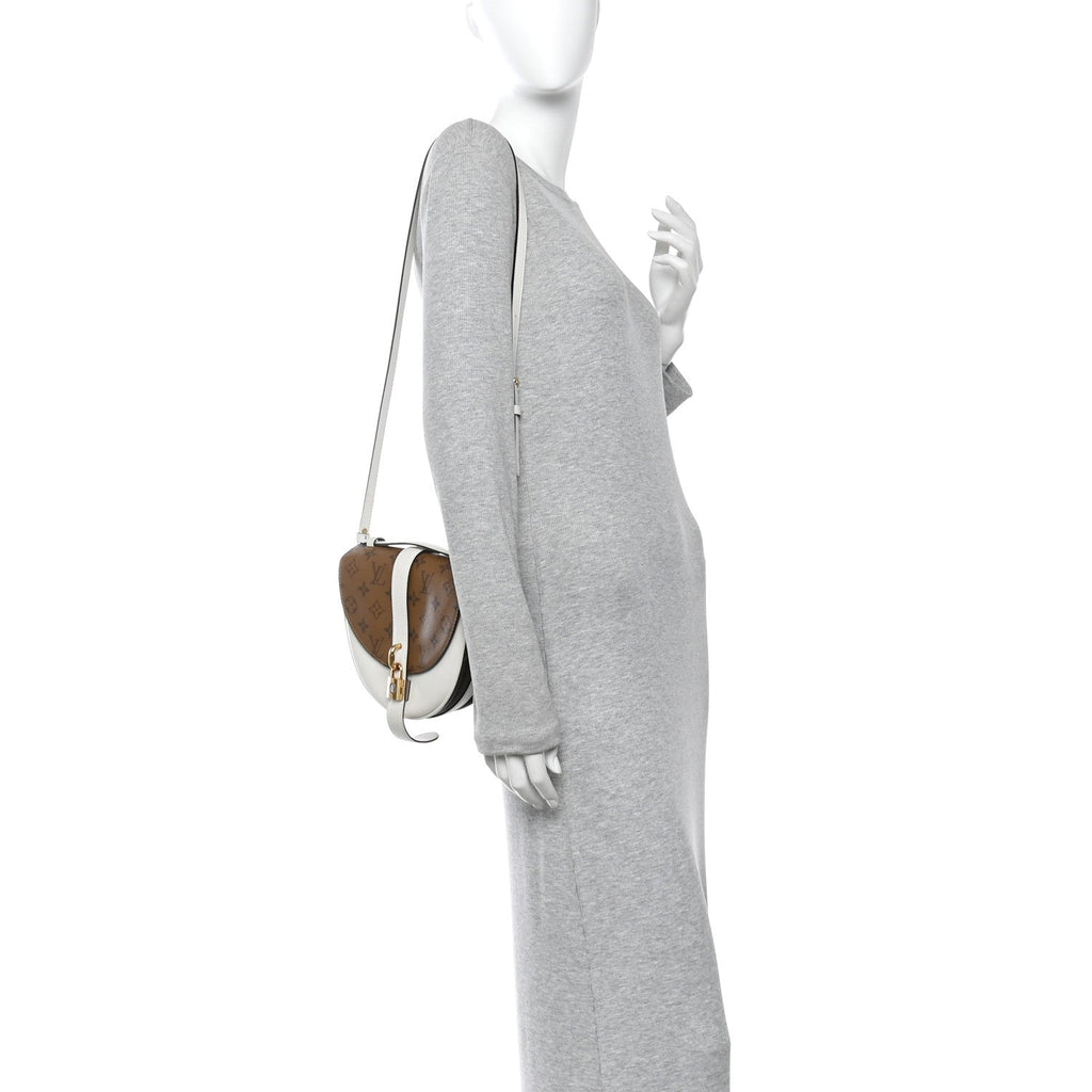 Louis Vuitton Reverse Monogram Chantilly Lock White