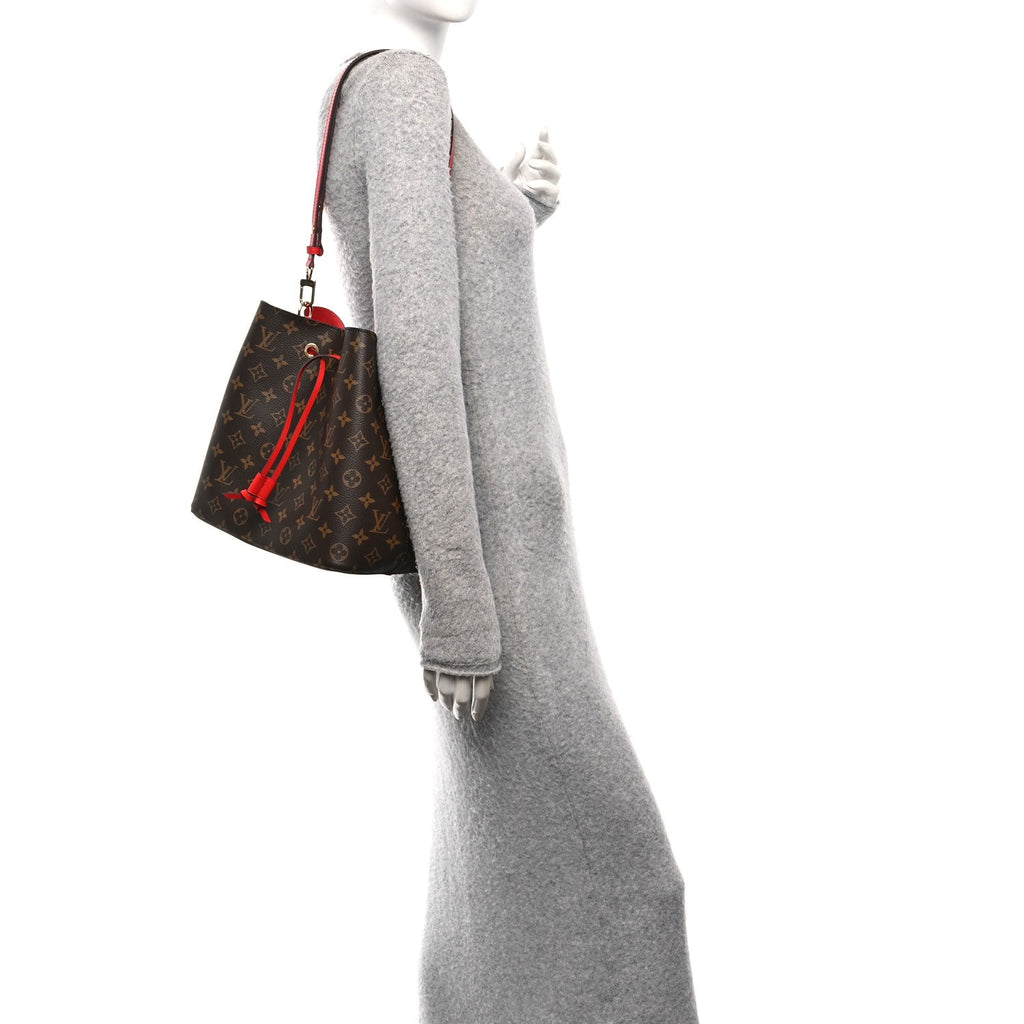 Louis Vuitton Monogram Neonoe MM Coquelicot