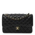 Chanel Caviar Quilted Jumbo Double Flap Black