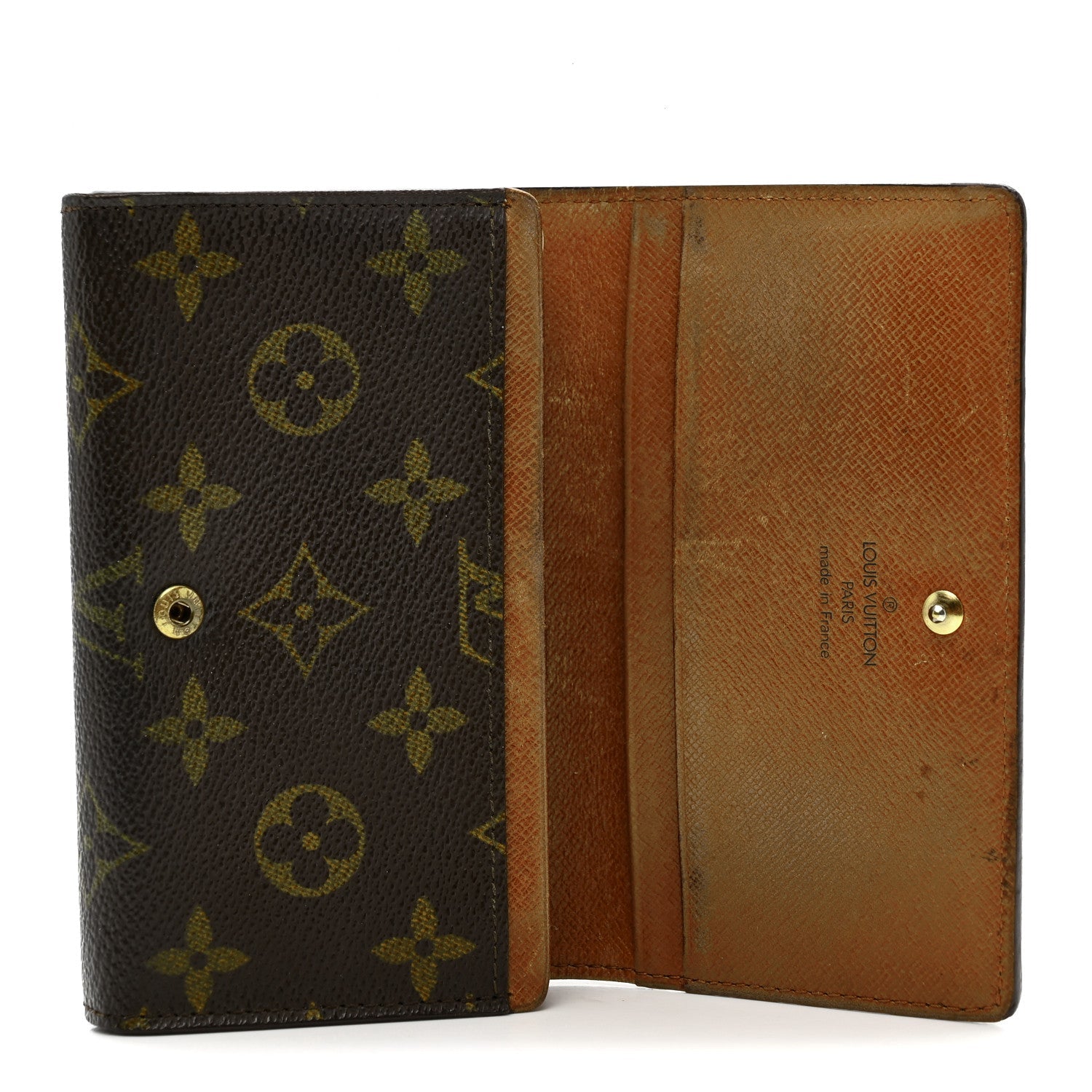 Louis Vuitton Monogram Porte-Monnaie Tresor Wallet